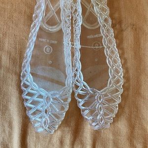 Clear jelly sandals